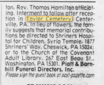 funeral notice